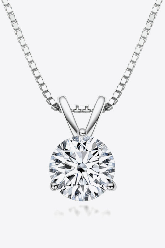 Radiance 1 Carat Moissanite Pendant Necklace