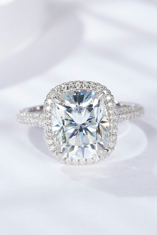 Eternal Halo 6 Carat Moissanite Ring